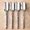 Helix Hammered Stilton Cheese Scoop Set – 4 Piece Stainless Steel Cheese Scoops