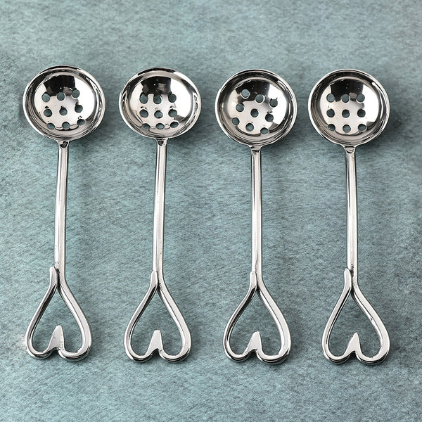 Amora Polished Olive Spoon 4 Pcs. Set