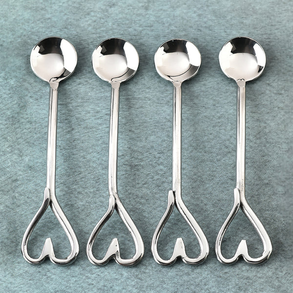 Amora Polished Salt Spoon 4 Pcs. Set