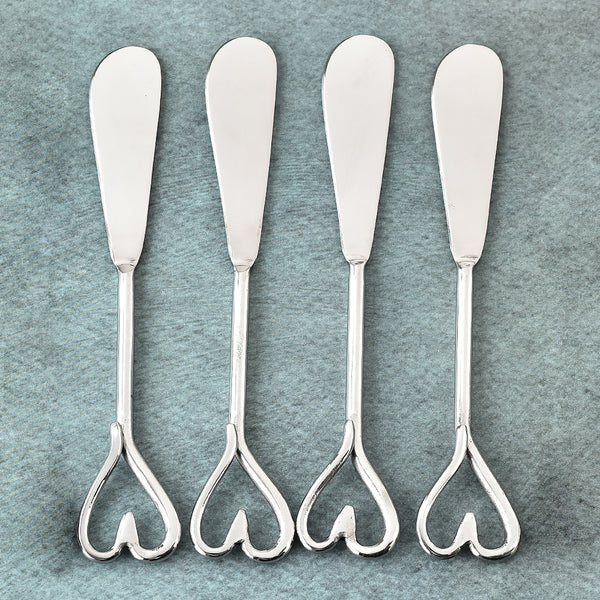 Amora Polished Butter Knife/Spreader 4 Pcs. Set