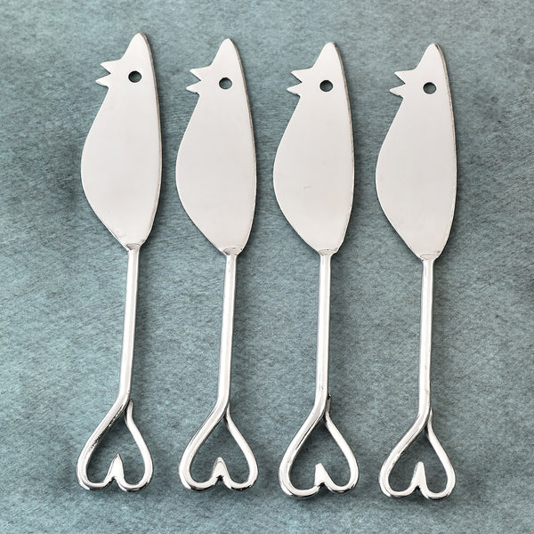 Amora Polished RatoncitoCheese Knife 4 Pcs. Set