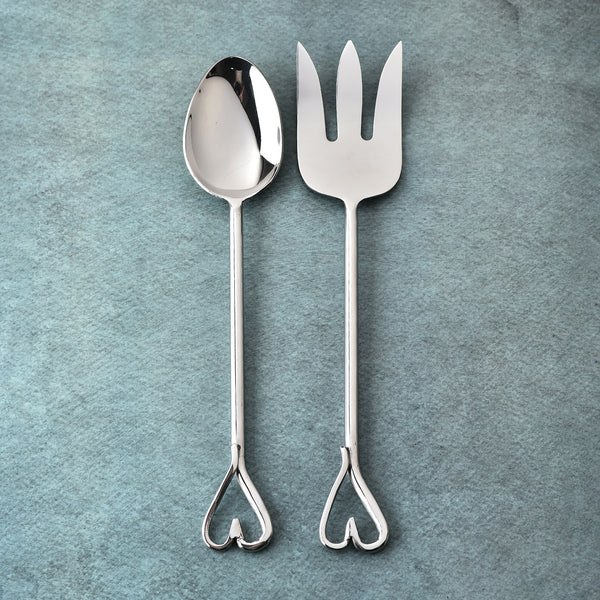 Amora Polished Salad Server 2 Pcs. Set