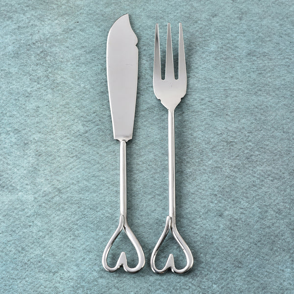 Amora Polished Fish Fork & Fish Knife 2 Pcs. Set
