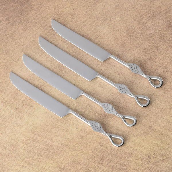 Laurel Polished Steak Knife 4 Pcs. Set