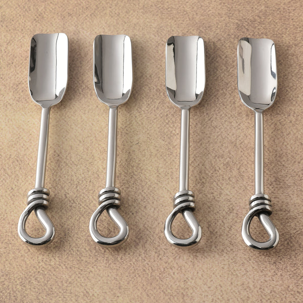 Gilded Helical Polished Cheese Stilton Scoop 4 Pcs. Set