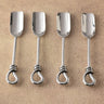 Polished Gilded Helical Stilton Cheese Scoop Set – 4 Piece Stainless Steel Set