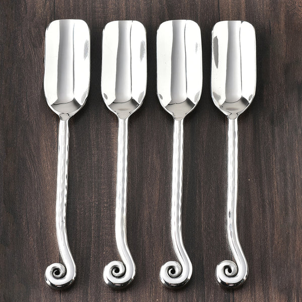 Whorl Hammered Cheese Stilton Scoop 4 Pcs. Set