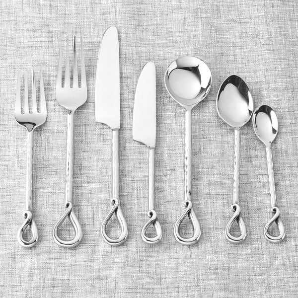 Twirl Hammered Cutlery 7 Pcs. Set