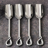 Twirl Polished Stilton Cheese Scoop Set – 4 Piece Stainless Steel Cheese Scoops