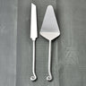Whorl Polished Cake Serving Set – 2 Piece Stainless Steel Cake Knife & Server