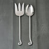 Whorl Polished Salad Serving Set – 2 Piece Stainless Steel Salad Spoon & Turner Fork
