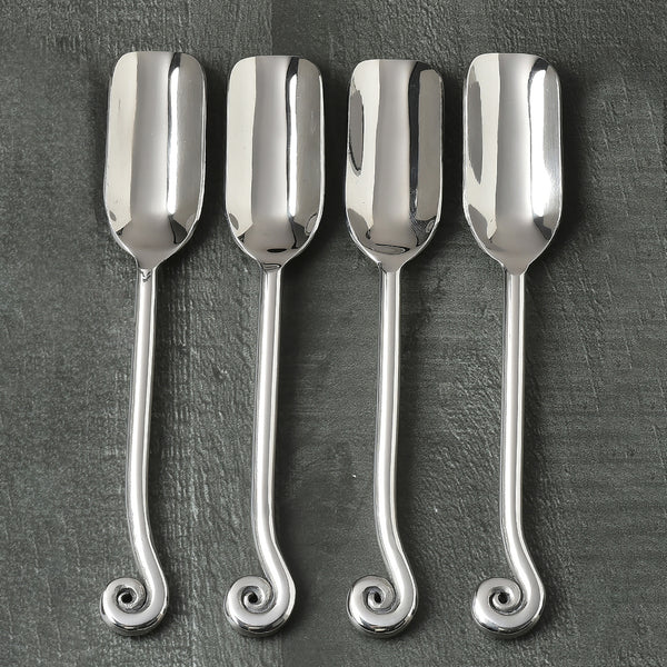 Whorl Polished Cheese Stilton Scoop 4 Pcs. Set