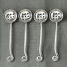 Whorl Polished Olive Spoon Set – 4 Piece Stainless Steel Olive Spoons for Serving & Appetiser Use