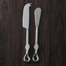 Laurel Polished Cheese Knife and Butter Spreader – 2 Piece Stainless Steel Cheese Serving Set