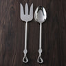 Laurel Polished Salad Serving Set – 2 Piece Stainless Steel Salad Spoon and Fork