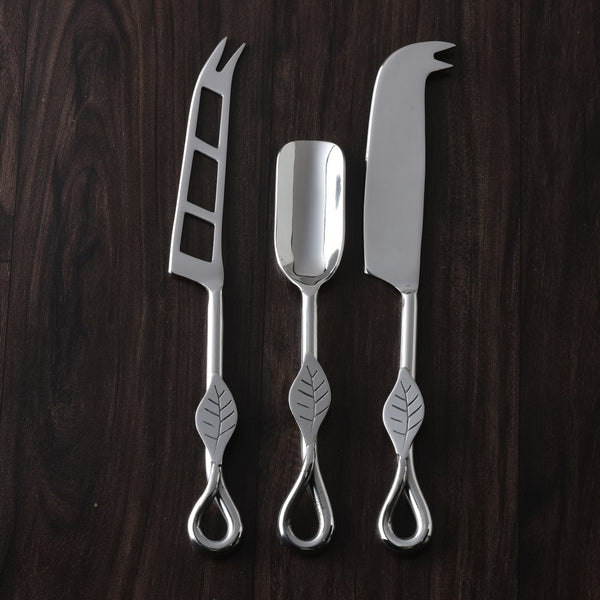 Laurel Polished Cheese Tools 3 Pcs. Set