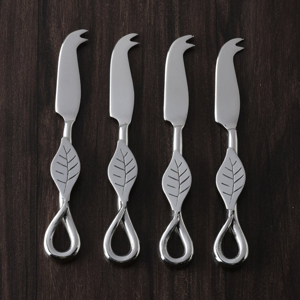 Laurel Polished Traditional Mini/Kids Cheese Knife 4 Pcs. Set