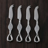 Laurel Polished Mini Traditional Cheese Knife Set – 4 Piece Stainless Steel Cheese Knives