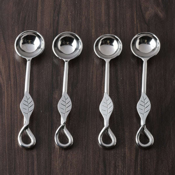 Laurel Polished Sugar Spoon 4 Pcs. Set