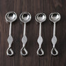 Laurel Polished Sugar Spoon Set – 4 Piece Stainless Steel Sugar Spoons