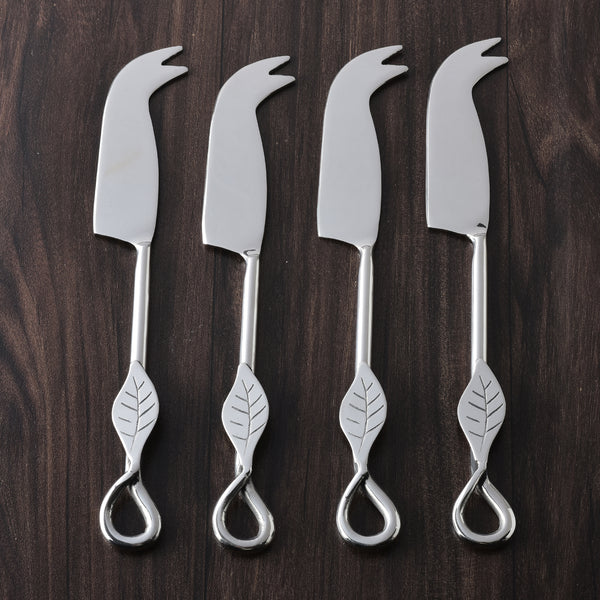 Laurel Polished Traditional Cheese Knife 4 Pcs. Set