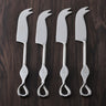 Laurel Polished Traditional Cheese Knife Set – 4 Piece Stainless Steel Cheese Knives