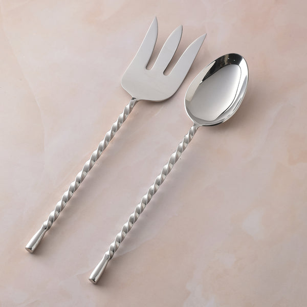 Spiral Drop Salad Server 2 Pcs. Set