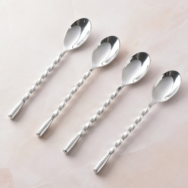 Spiral Drop Tea Spoon 4 Pcs. Set