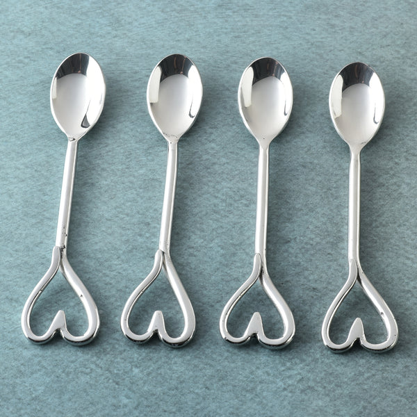 Amora Polished Coffee Spoon 4 Pcs. Set