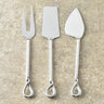 Twirl Polished Cheese Tools Set – 3 Piece Stainless Steel Cheese Accessories